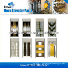 Panel de puerta de ascensor de acero inoxidable estándar, puerta de cabina de ascensor